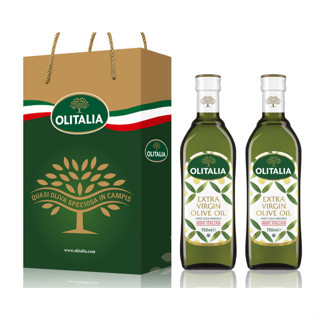 Olitalia 奧利塔 特級初榨橄欖油禮盒組(750mlx2瓶) 第一道冷壓初榨等級 只有一盒