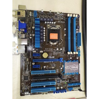 華碩 P8H77-V 主機板 DDR3/1155/U3S3 大板 含擋板 二手良品