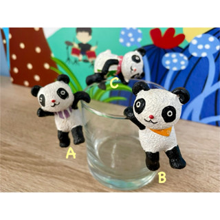【公仔-貓熊杯緣子】🌵小萌肉愛多肉|盆栽裝飾|微景觀|可愛公仔|辦公室小物|多肉植物|仙人掌|送禮小物|婚禮小物