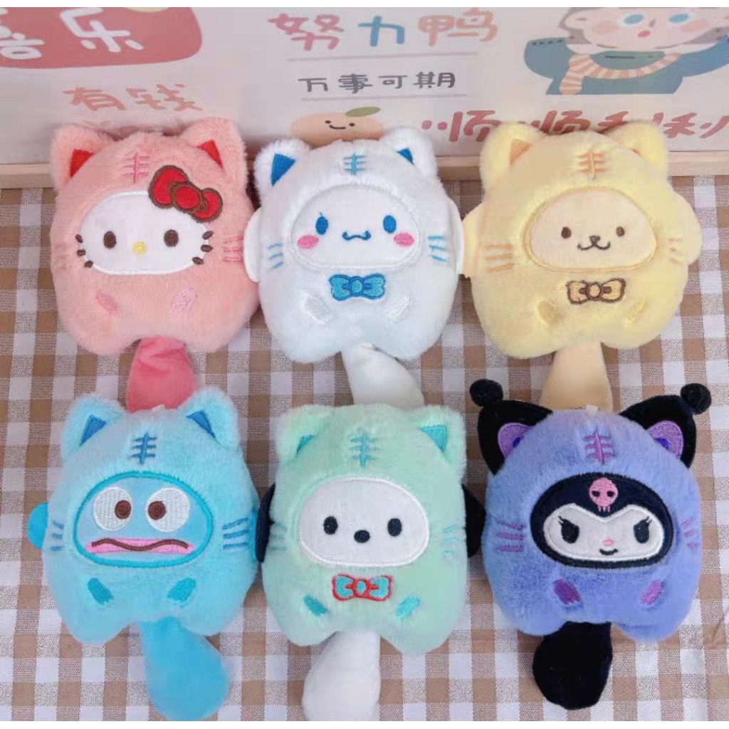 🩷當日出貨🩷六月新品上線/每週補貨/三麗鷗呆萌系列吊飾娃娃/大耳狗 醜魚漢頓 布丁狗 帕恰狗 美樂蒂 庫洛米 凱蒂貓娃娃