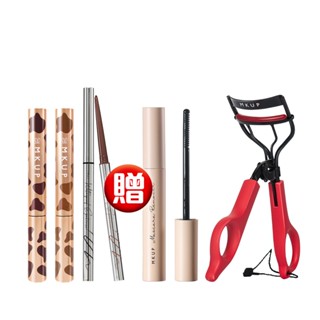 MKUP 美咖【眼妝必屯｜買4送2】絕對持久抗暈眼線膠筆2入+狠大眼睫毛膏2入【送】狠捲翹睫毛夾+難搞睫毛膏卸除液