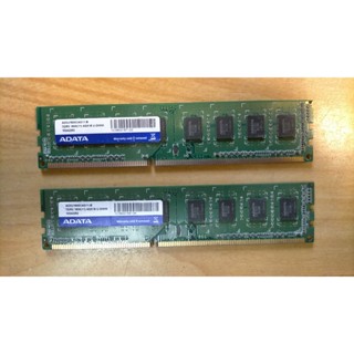 D.桌上型電腦記憶體-威剛 ADATA 4G*2共8G DDR3 雙面 AD3U1600B4G11-B終保-直購價90