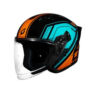 【SOL Helmets】GMAX OF-87 開放式安全帽 (公爵 黑/藍橘)