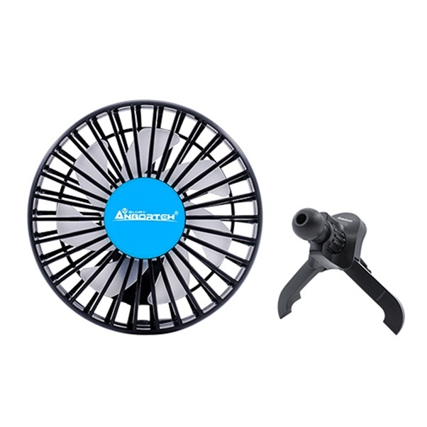 安伯特 萬用冷氣出風口夾式 車用/家用散熱 4吋電風扇Type-C插電式三段風速可調 ABT-E099