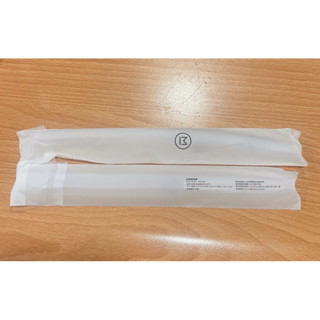 WOKY 雙層陶瓷渾圓杯 750ml專用矽膠粗吸管 全新