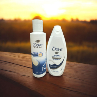 多芬洗髮乳200ml（深層修護）、多芬沐浴乳200ml （滋養、白桃）