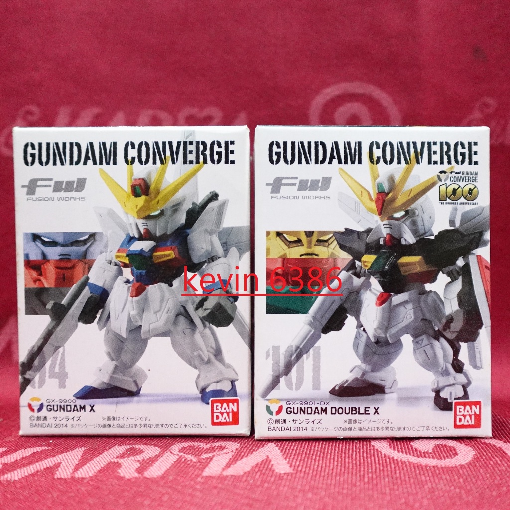 BANDAI 萬代 盒玩 SD鋼彈 FW GUNDAM CONVERGE X鋼彈+DOUBLE X鋼彈 2款合售代理現貨