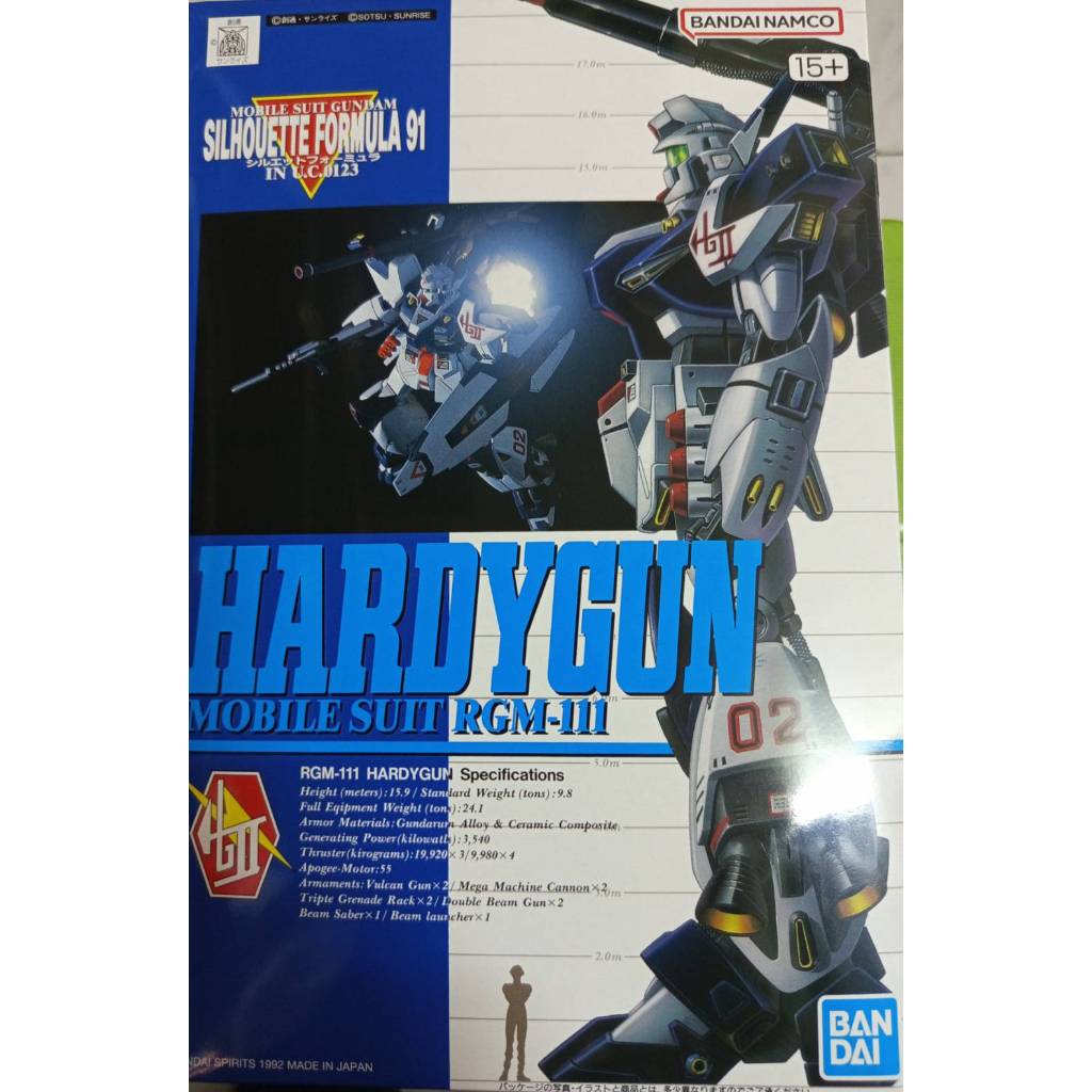 【快樂堂】現貨 萬代 組裝模型 1/100 F91 影子方程式 01 RGM-111 哈迪剛