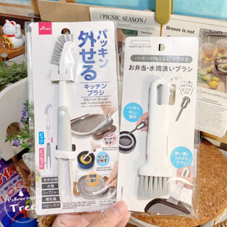 日本代購-[現貨]🍱兩用便當盒清潔刷/便當刷/儲存容器清潔刷/水壺刷/清潔刷/縫隙刷/杯蓋刷〔媽咪樹代購〕
