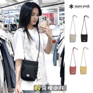 【FIg-G】✈️代購 SS25 Snow Peak mini sacoche 雪峰 斜背包 側背包 小包 腰包 熱賣