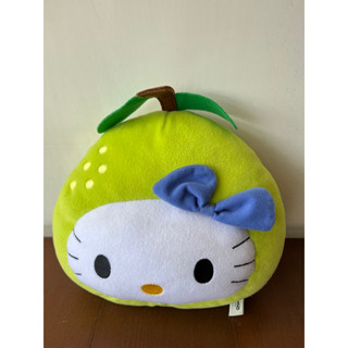 HELLO KITTY 柚子造型 抱枕 小靠墊