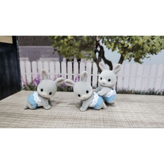 森林家族【現貨 可刷卡】二手灰棉兔寶寶 (灰兔寶寶) 絶版品