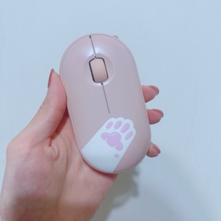 <二手>logitech羅技滑鼠 M350 鵝卵石無線滑鼠