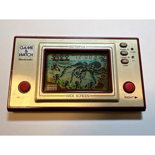 任天堂 GAME AND & WATCH Octopus Wide Screen1981 遊戲機 直接從日本 掌上型電玩
