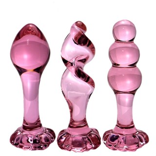 優選精品*肛塞拉珠螺紋玻璃肛塞女用男用初級擴肛小號成人用品 水晶玻璃 肛塞 肛門塞 玻璃肛塞 水晶肛塞 後庭玩具 肛門