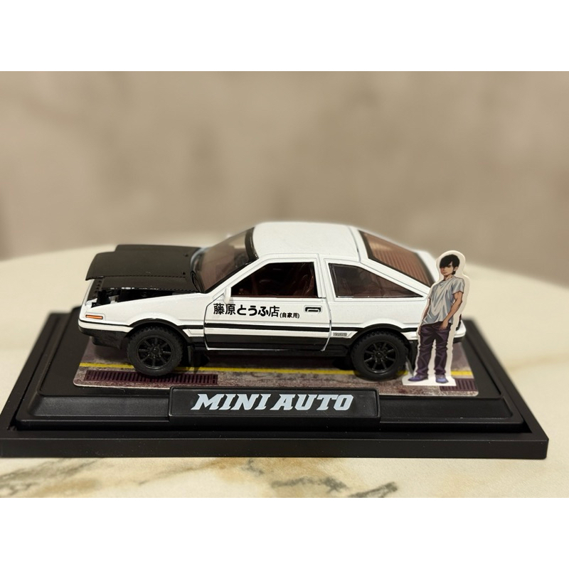 藤原拓海 豆腐車AE86 合金模型車1:32