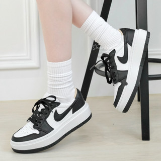 【Sharkhead】現貨 Nike Air Jordan 1 黑白 灰 增高 淺灰 厚底 DH7004-100 110