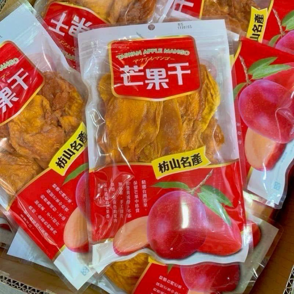 枋山小農愛文芒果乾100g屏東枋山芒果乾枋山名產不添加色素新鮮芒果乾