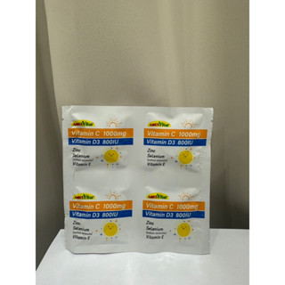 德國-達爾D3發泡錠 維他命C 1000mg+維他命D3 800IU (4錠裝)