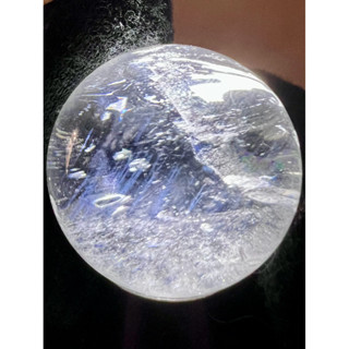 【明明天然水晶】精品純天然巴西藍針水晶球 31.9mm爆滿藍針高透亮 手工精拋光水晶球 高品能量球 擺陣消磁淨化