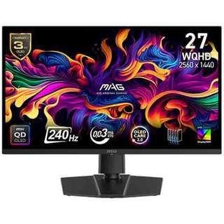 聯享3C 中和實體店面 MSI MAG 271QP QD-OLED X24 平面電競螢幕 先問貨況 再下單