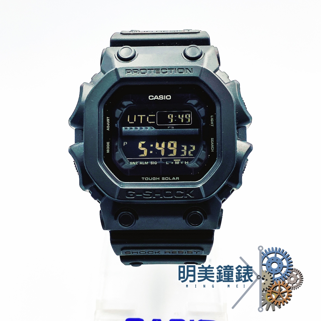 CASIO 卡西歐/G-SHOCK/GX-56BB-1/太陽能耐衝擊運動電子腕錶/明美鐘錶眼鏡