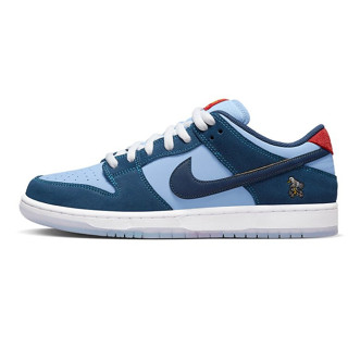 【MUS 沐斯】 Why So Sad x Nike SB Dunk Low 藍 刺繡 鳥 刮刮樂 DX5549-400