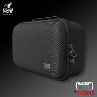Switch 2 MAX硬殼防潑水大收納包 MAXCarry Case 任天堂NS2專用 |Savage Raven霧鴉