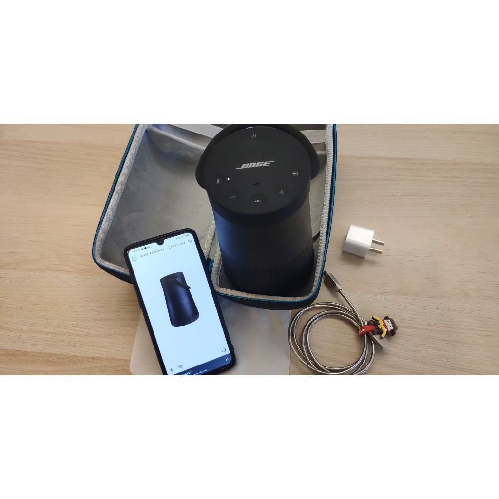 BOSE SoundLink Revolve+ II 2代 防潑水 可攜式 戶外 藍芽音響 喇叭 黑色 二手
