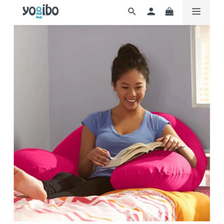二手～Yogibo Support U型枕-桃紅色/請先聊聊
