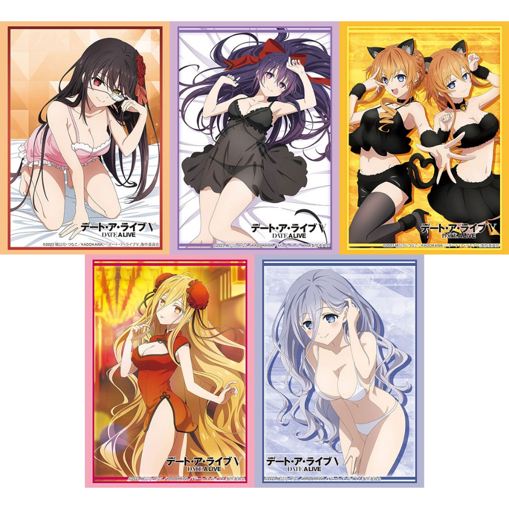 【角色卡套】 約會大作戰 V 時崎狂三 星宮六喰 崇宮澪 夜刀神十香 八舞耶俱矢 八舞夕弦 角色收集卡套組