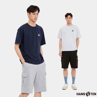 【Hang Ten】男裝-正韓韓國連線-RELAXED FIT側口袋針織短褲(多色選)