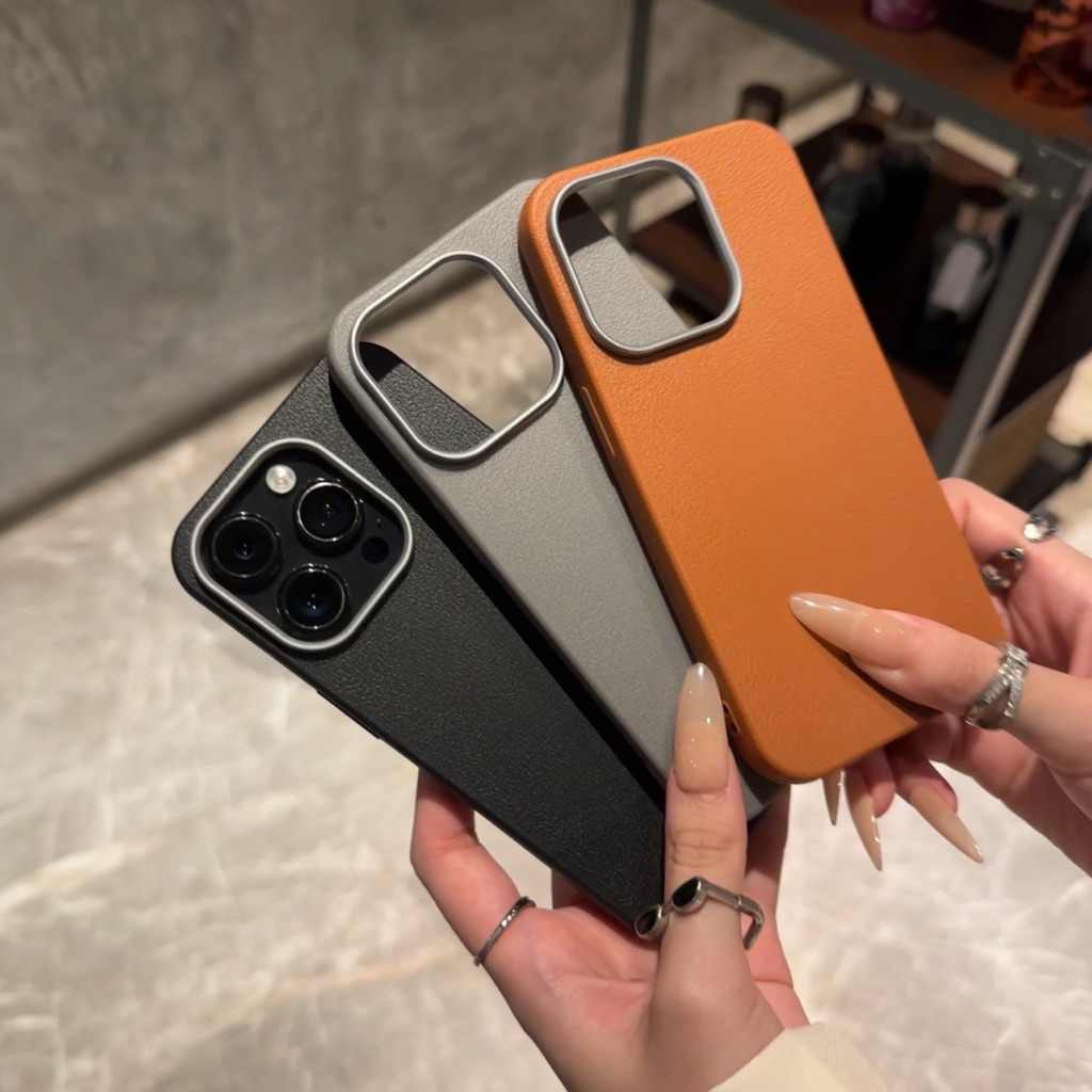 商務奢華皮紋 適用 iPhone 17 16 15 14 13 Pro max 手機殼 防摔殼 i15 i16 保護殼