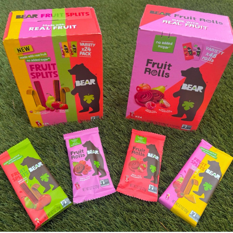 【Star代購】Bear 真正水果 yoyo水果捲 兒童 水果零食 捲捲 健康零食 Fruit Rolls 生日禮物