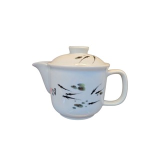 Chengyuan ***白瓷側杯壺 側杯壺 泡茶壺 台灣壺 鶯歌壺 台灣茶具 鶯歌茶具 茶道壺