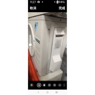 二手中古大金1噸變頻冷暖分離式冷氣，適用4-6坪，型號FTK25GVLT，2013年，保固3個月，大戶藥師
