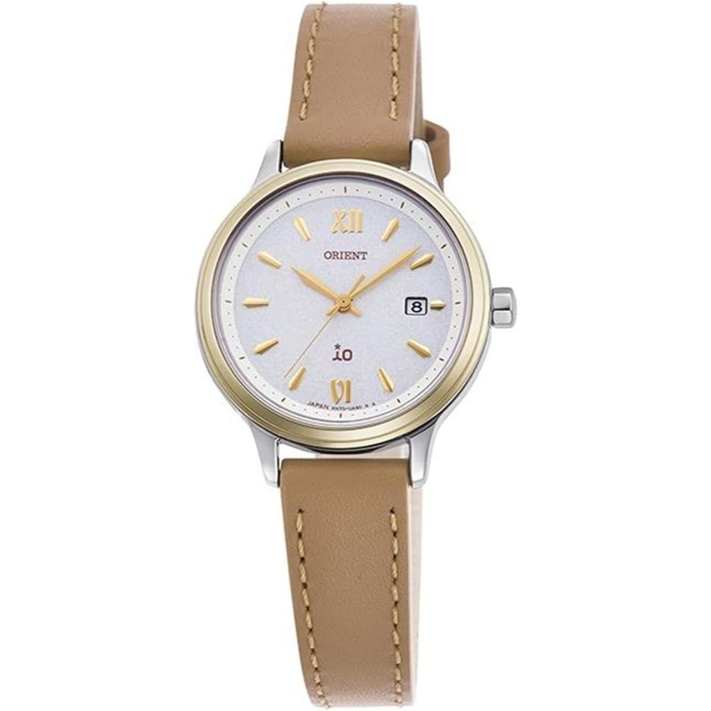 ORIENT iO RN-WG0420S 太陽能女錶 金殼皮帶款【日本直送】