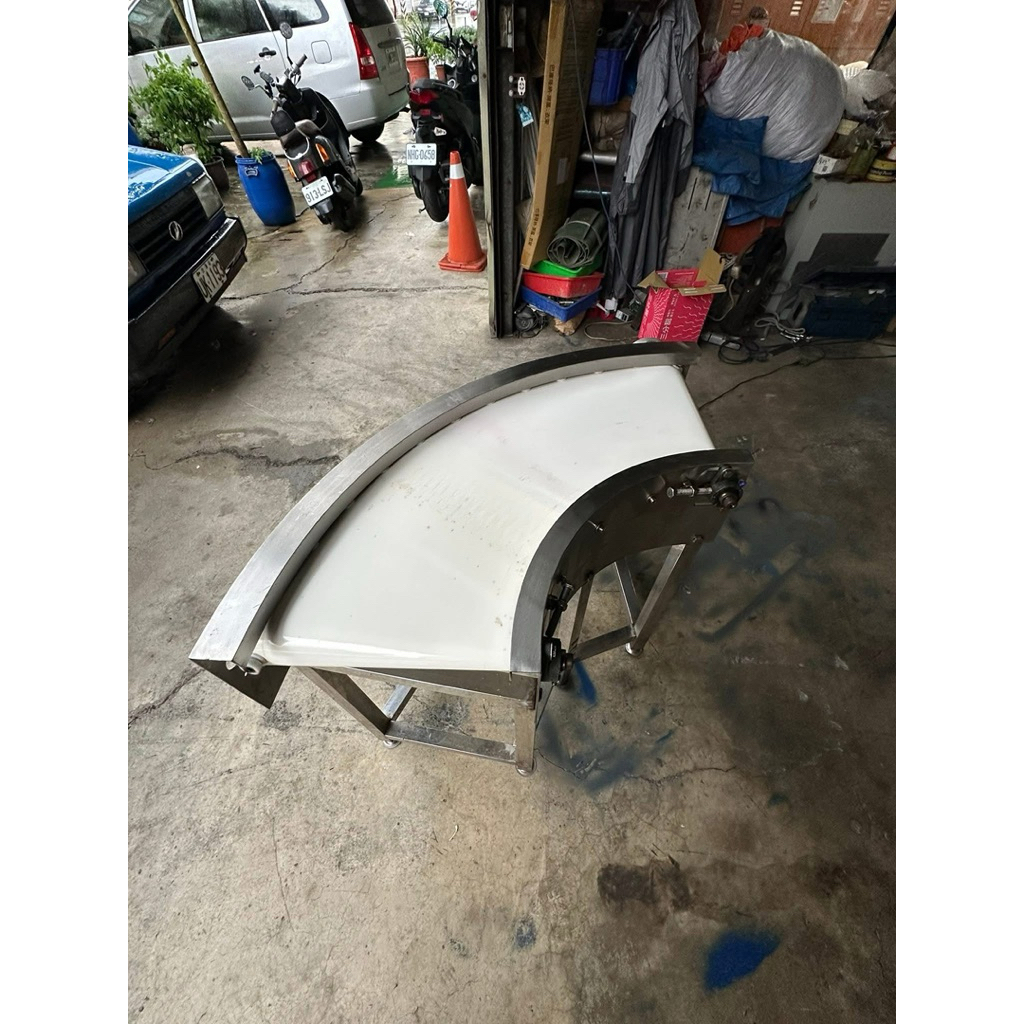 二手中古輸送機輸送帶食品PU白色「億金實業社」不鏽鋼304