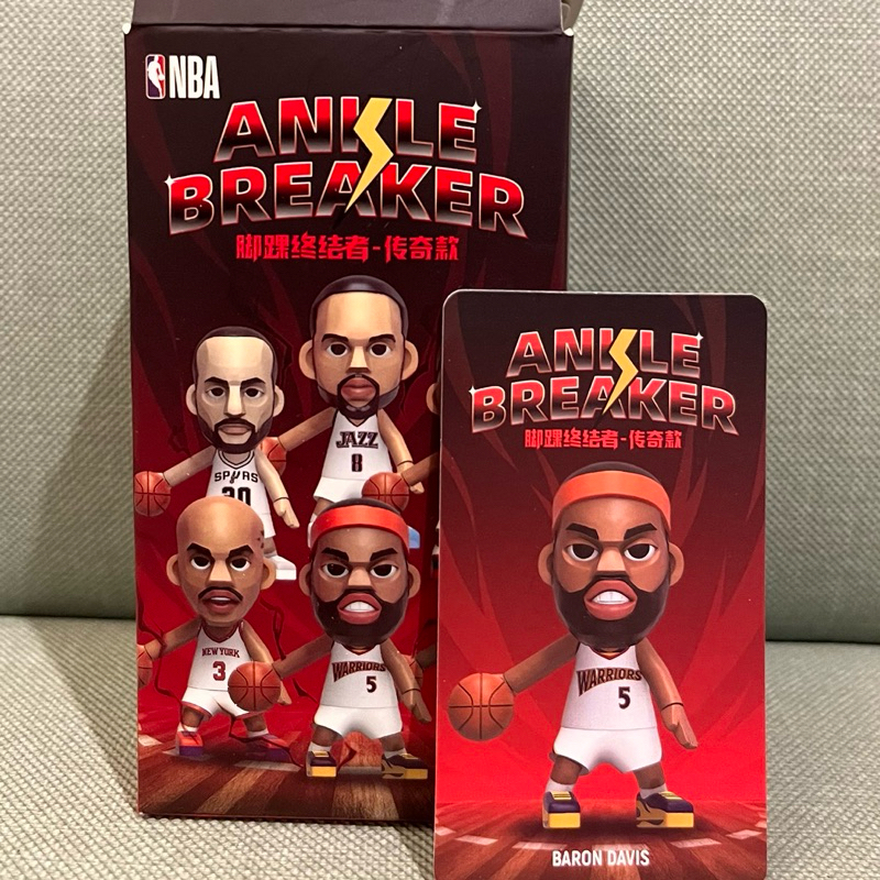 王牌化身 NBA腳踝終結者Baron Davis戴維斯《確認款》全新 僅拆盒確認款式 盲盒 公仔 籃球