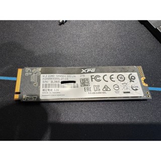 ADATA XPG S50 Lite 2TB PCIe4.0 M.2 SSD 固態硬碟 二手硬碟