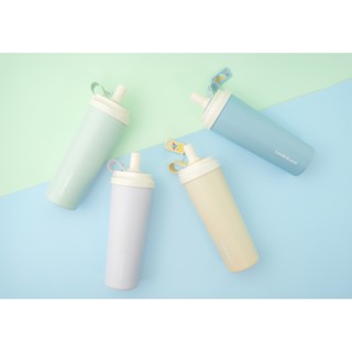 【King PLAZA】樂扣樂扣 【買一送水壺刷】SUSU 不鏽鋼吸管杯 水壺 保溫 保冰 750ml