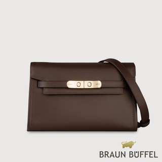 【BRAUN BUFFEL】尤妮爾 肩包-培土棕(德國小金牛台灣總代理)/BF867-26-POS