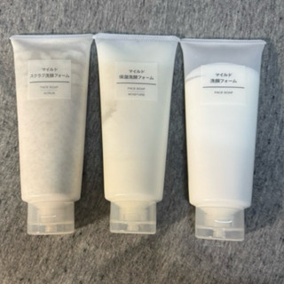 新品上市 MUJI無印良品 溫和洗面乳、溫和保濕洗面乳、溫和去角質洗面乳