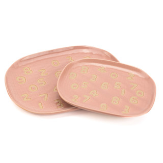 【誠品限定】SOU．SOU x カネ三商店餐盤組/ Pink eslite誠品