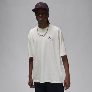 NIKE AS M J FLT ESS OVRSZ SS CREW 男 短袖上衣 喬丹 米白-DZ7314133