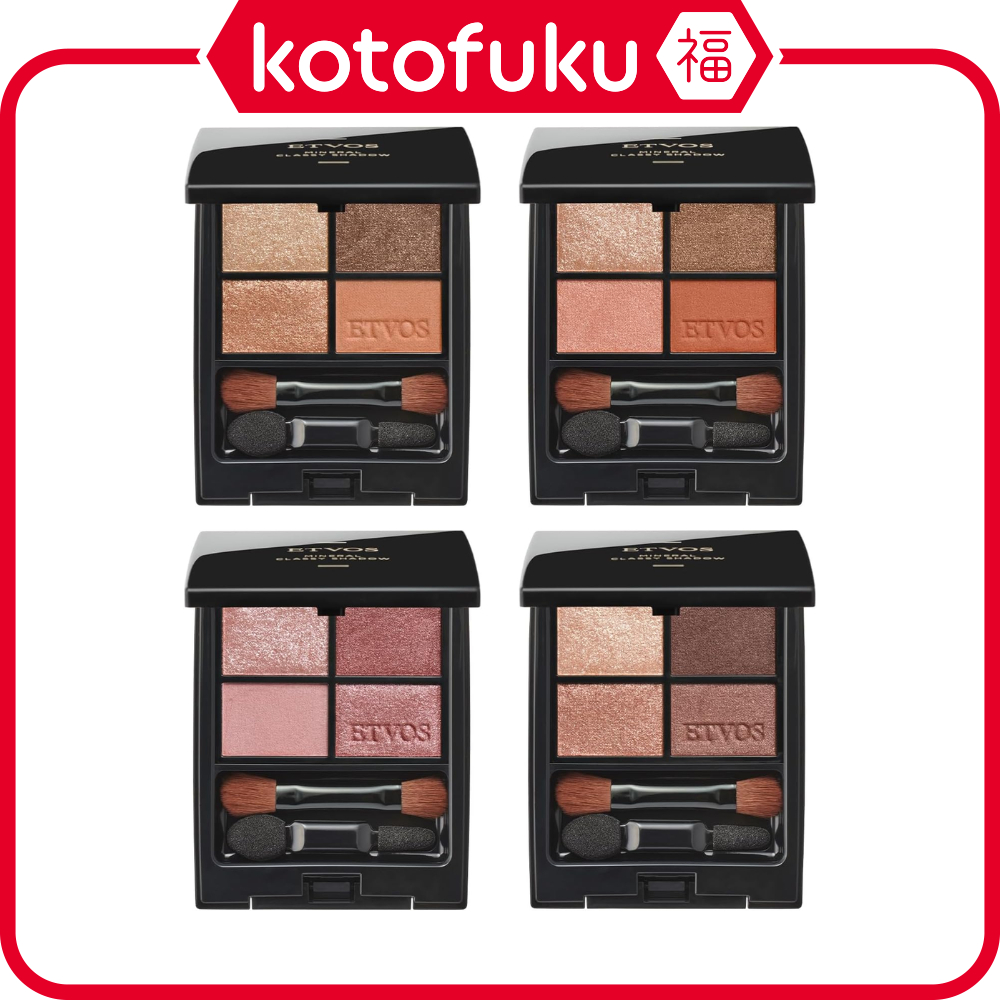 日本 ETVOS 眼影 舞動閃耀礦物眼影四色彩盤