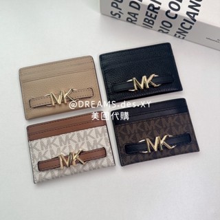 現貨👼🏻美國代購🇺🇸Michael Kors MK Reed 金屬logo卡片夾 精品 小卡夾 信用卡夾 ID夾 女款