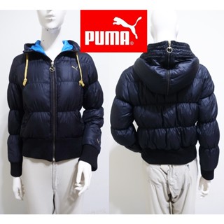 ☆一身衣飾☆ 德國專業運動品牌【puma 彪馬】黑色 75%羽絨 短版連帽羽絨外套~直購價699~🌸室