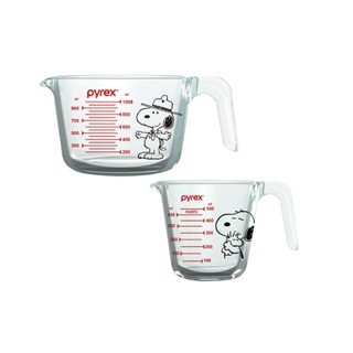 【康寧 Pyrex】史努比SNOOPY單耳量杯500ml/1000ml