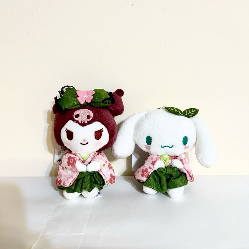 Hello Kitty櫻著物 抹茶櫻花庫洛米 抹茶櫻花大耳狗 吊飾